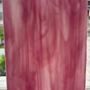 ステンドグラス材料 ピンクガラス