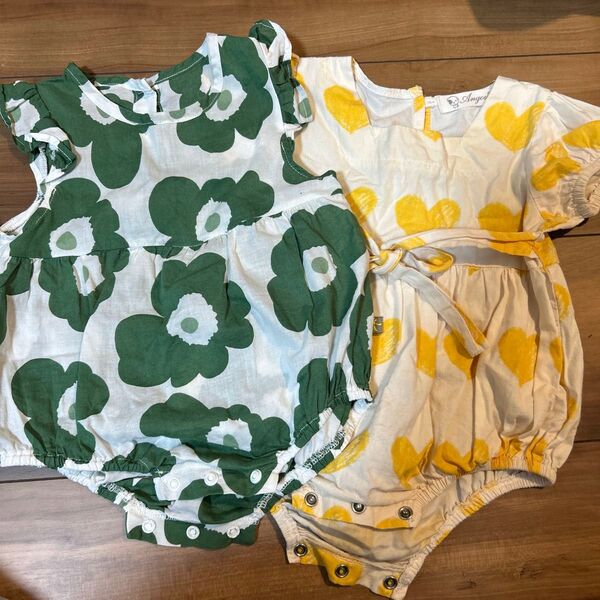 ロンパース 子供服 ワンピース ノースリーブ