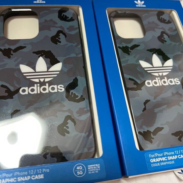 スマホケースadidas 12/12Pro 2個セットiPhone
