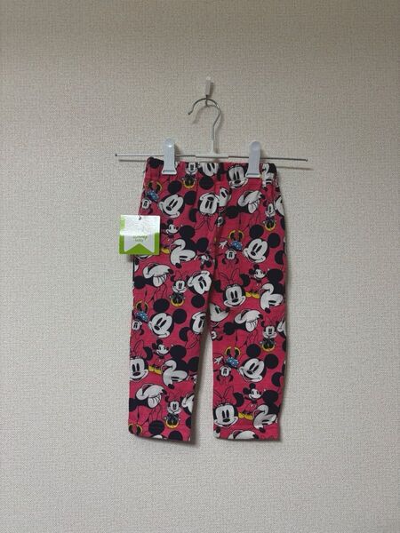 ディズニー ミッキー ミニー レギンス パンツ 新品 タグ付き