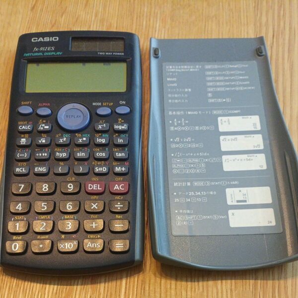 CASIO 関数電卓 fx-912ES ブラック