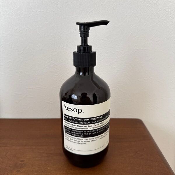 Aesop ハンドウォッシュ 空容器中身はありません。イソップ ハンドウォッシュ ポンプ/500ml