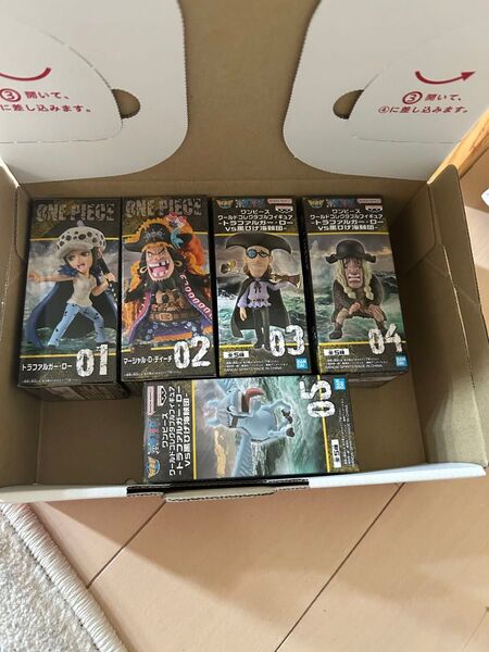 ワンピース ワーコレ ローVS黒ひげ海賊団 ワールドコレクタブルフィギュア コンプリートセット