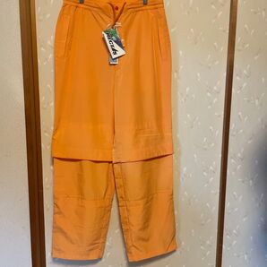 【再値下げ】KENZO GOLF RECTAS (超撥水)メンズレインパンツ オレンジ 未使用
