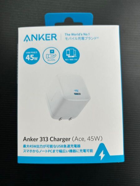 【新品未使用】Anker 313 Charger (Ace, 45W) (USB PD 充電器 USB-C) アンカー