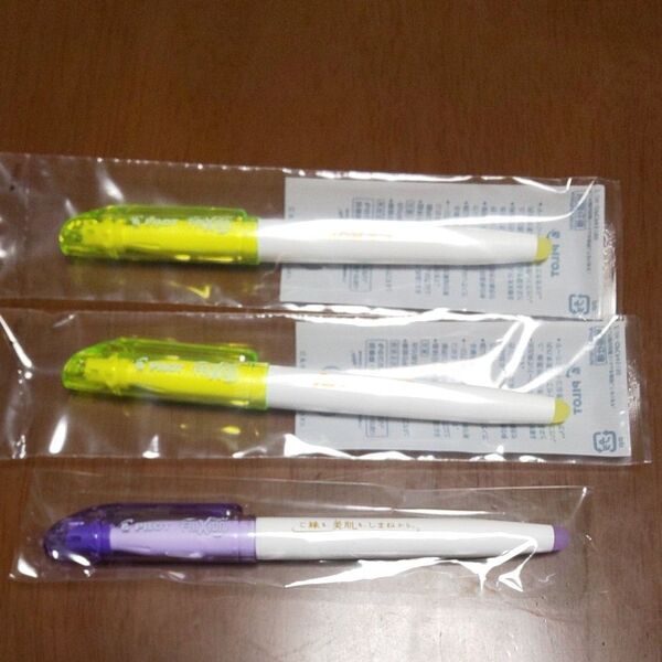 3本セット PILOT フリクションライト ソフトカラー 蛍光ペン