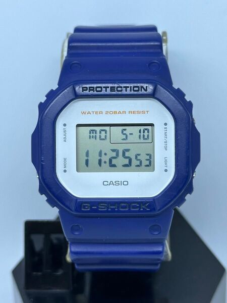 CASIO G-SHOCK DW-5600M カシオ ジーショック 稼動品 ブルー ホワイト 3229