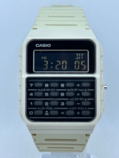 限界特価 美品 CASIO CA-53WF BEAMS カシオ ビームス購入 箱 取説 タグ サンドカラー データバンク
