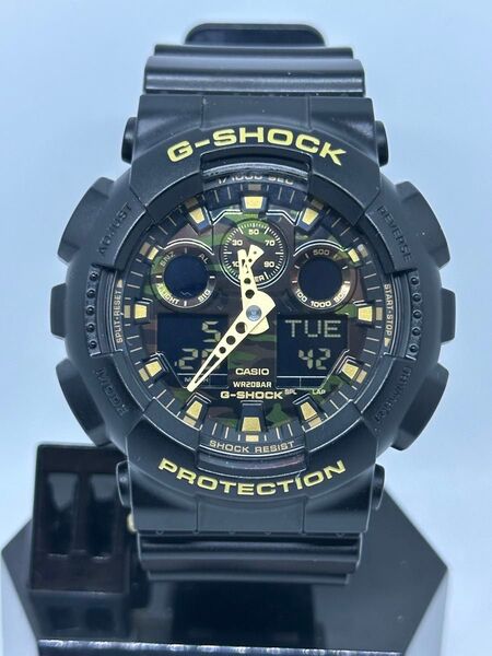 CASIO G-SHOCK GA-100CF 5/19新品電池交換済 カシオ ジーショック カモフラージュダイアル