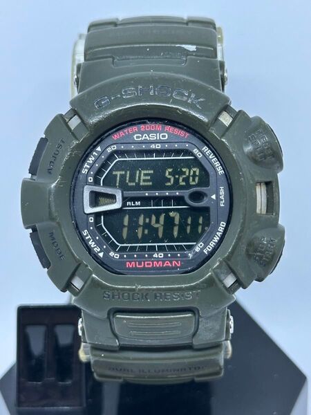 CASIO G-SHOCK MUDMAN G-9000 5/19新品電池交換済 カシオ ジーショック マッドマン 反転液晶