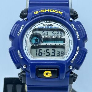 美品 CASIO G-SHOCK DW-9052 5/24新品電池交換済 カシオ ジーショック レアカラー ブルー イエロー