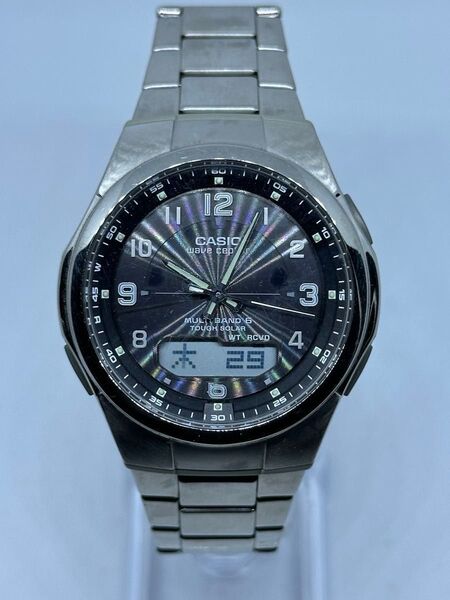 ソーラー祭 CASIO WAVE SEPTOR WVA-M600 ② カシオ ウェーブセプター 稼働品 タフソーラー 電波ソーラー