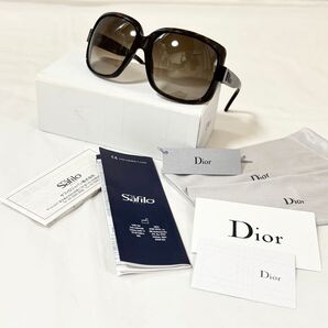 ChristianDior クリスチャンディオール・サングラス ダークブラウン系 ケースその他付属品あり