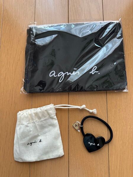 アニエスベー ポーチ ヘアゴム