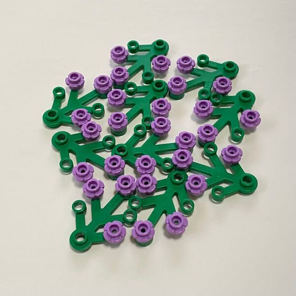 LEGO レゴ 葉っぱ お花 ①むらさき