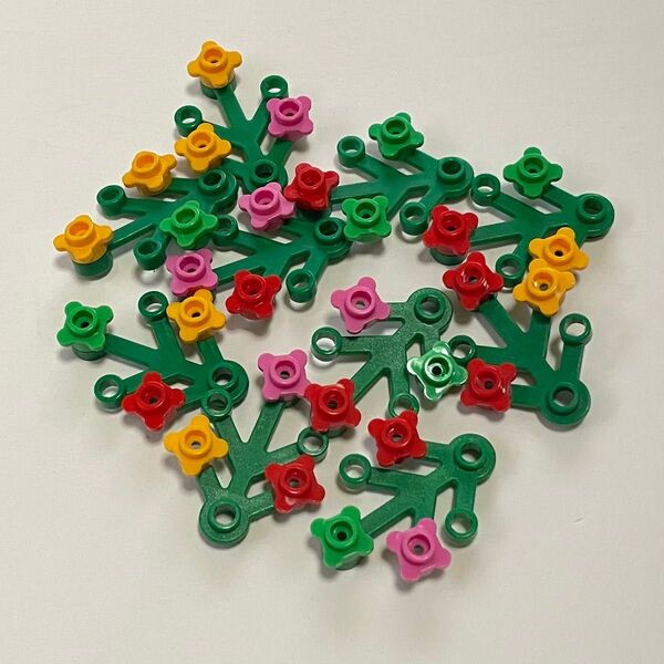 LEGO レゴ 葉っぱ お花 ②カラフル