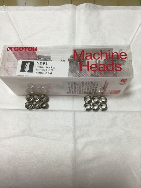 【未使用】GOTOH SD91 -05M-L6-Nickel 付属ブッシュ ゴトー ペグ ギター ストラト テレキャスター
