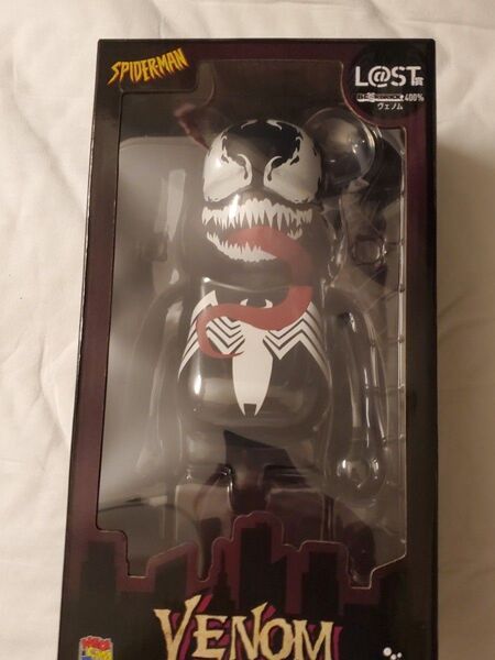 スパイダーマン ベアブリック Happyくじ LAST賞 ヴェノム フィギュア