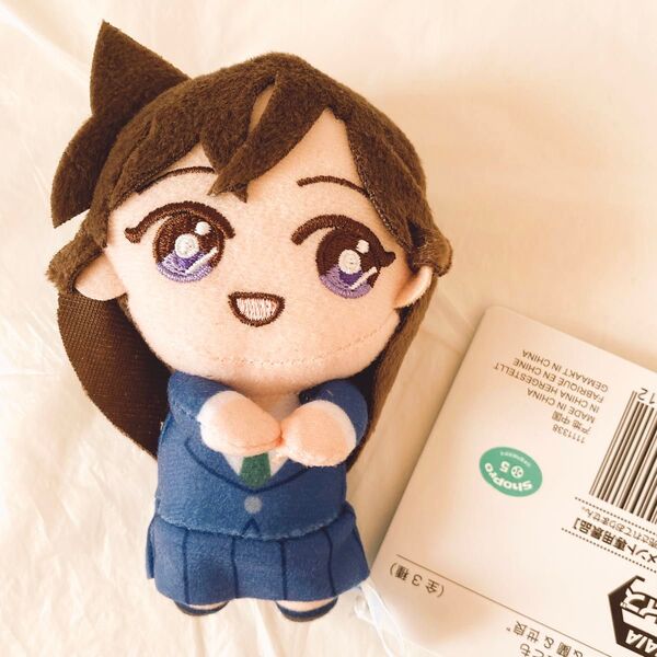名探偵コナン 毛利蘭 ぴょことも マスコット 制服 プライズ ぬいぐるみ 蘭 ちびぐるみ