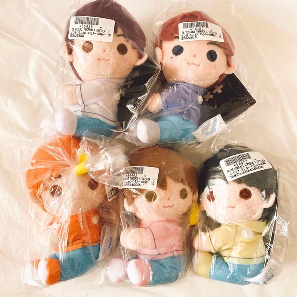 TXT TOMORROW X TOGETHER くっつきミニぬいぐるみ 5種全種類コンプリート 新品 公式 トゥバ マスコット