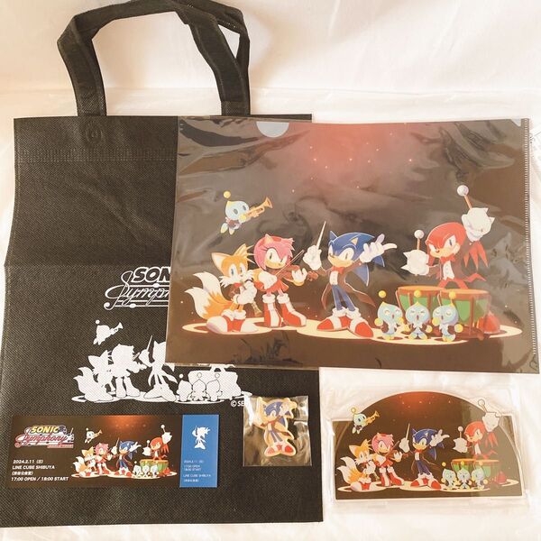 ソニックシンフォニー S席特典 アクスタ ピンバッジ チケット バッグ ソニックザヘッジホッグ SONIC Symphony