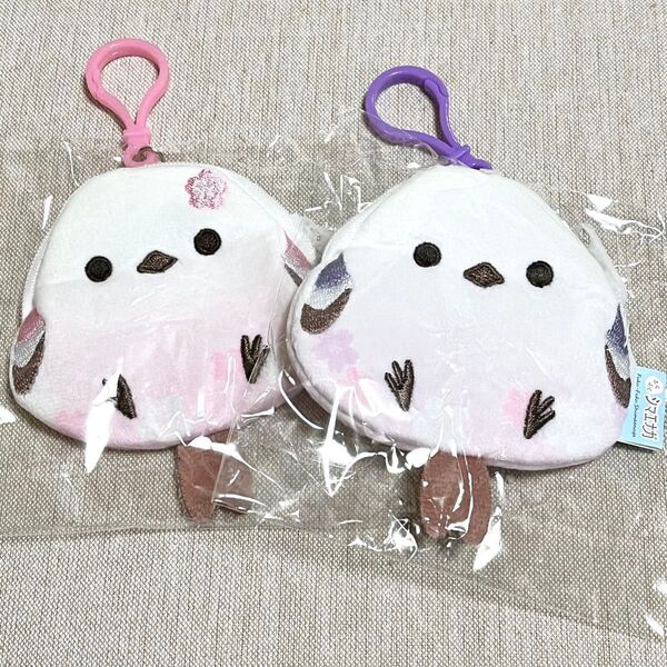 【未開封】 ふくふくシマエナガ ほんわりポーチ 桜 ガチャ コインケース ポーチ ミニ