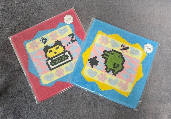 FEILER×たまごっち ハンカチ2枚セット まめっち くちぱっち 未使用