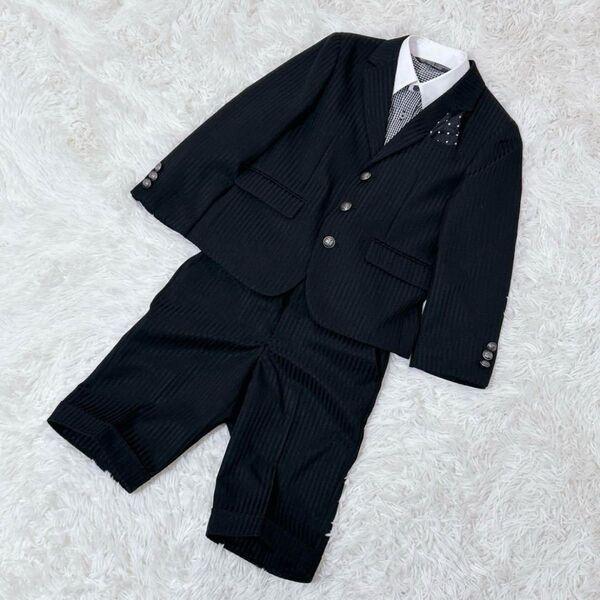 【539】美品 MICHIKO LONDON キッズ フォーマルスーツ セット 入学式 卒業式 発表会 男の子 結婚式