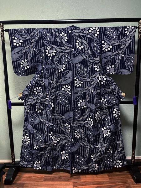 有松絞り 浴衣 女性用 新品未使用