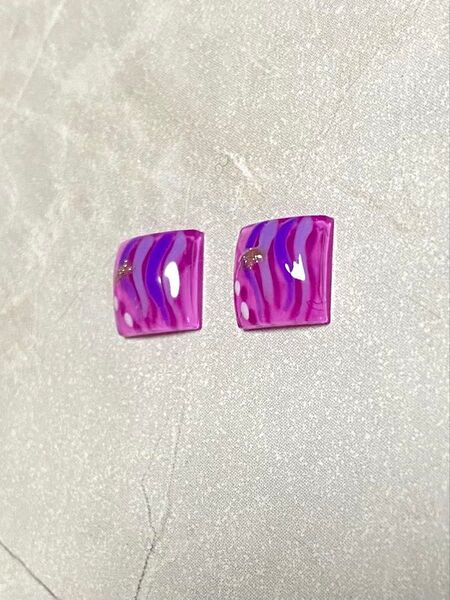 No.18 ハンドメイド ピアス イヤリング 1