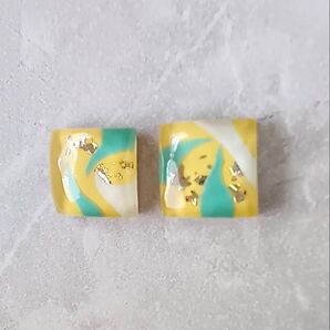 No.6 ハンドメイド ピアス イヤリング