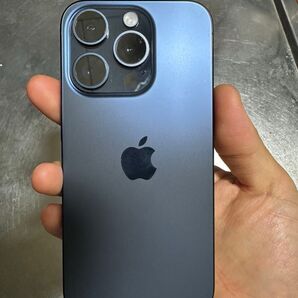 (展示品)iPhone 15 Pro ブルーチタニウム バッテリー91%