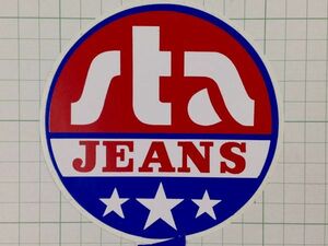 フランスのステッカー：STA JEANS ファッション ロゴ デザイン ビンテージ +Ca