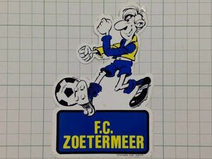 外国 古いステッカー：FC ZOETERMEER サッカー ビンテージ +A1