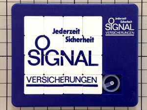  foreign. puzzle : SIGNAL design miscellaneous goods advertisement .. Europe Vintage 