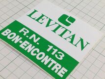 外国のステッカー：levitan ビンテージ 雑貨 車 フランス Fb_画像2