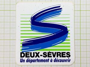 フランスのステッカー：DEUX-SEVRES デザイン 広告 雑貨 車 Fb