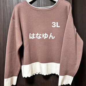 ニット 3L 大きいサイズ はなゆん トップス