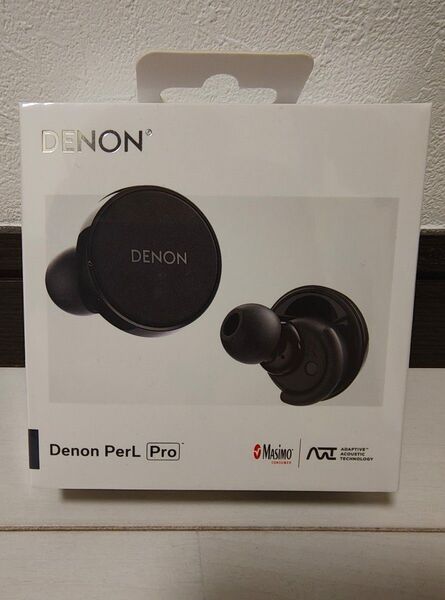 未開封新品 ワイヤレスイヤホン DENON PerL Pro ブラック AH-C15PL