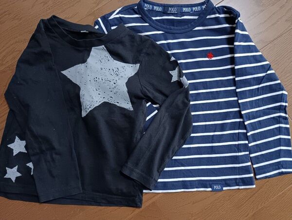 長袖Tシャツ 120cm 2枚セット POLO 西松屋