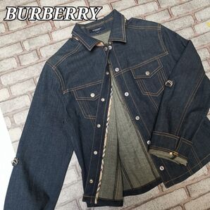 BURBERRY バーバリー デニムジャケット ノバチェック 160A 三陽商会