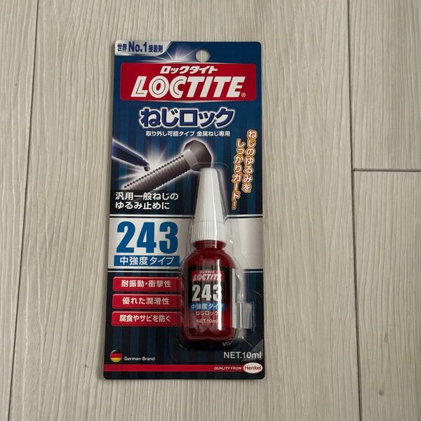 ロックタイト ねじロック 中強度タイプ 10ml