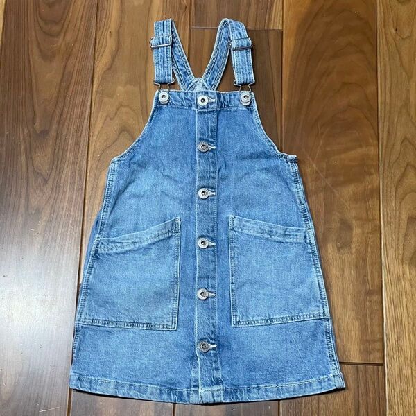 H&M ジャンバースカート デニムブルー サイズ120