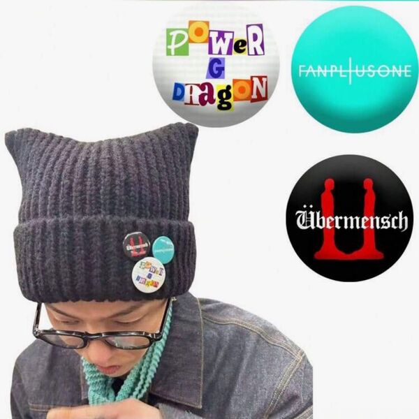 G-DRAGON ピンバッジ ジヨン bermensch 缶バッジ3点セット