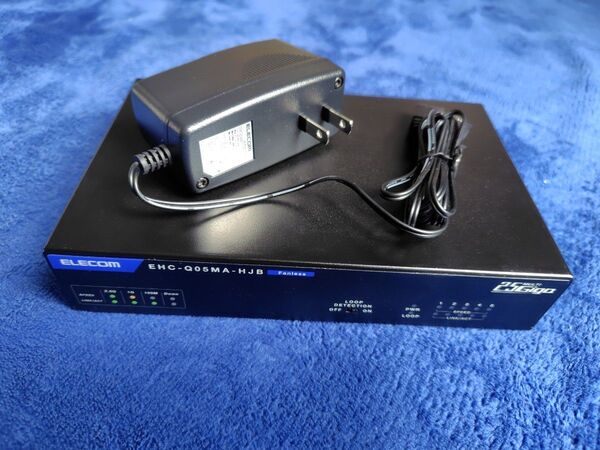 エレコム EHC-Q05MA-HJB 2.5Gbps 5ポート スイッチングハブ 送料無料 2.5ギガ