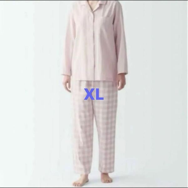 未使用 無印良品 パジャマ XL ピンク チェック