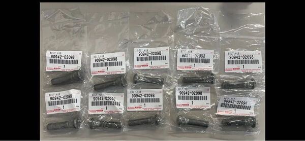 トヨタ純正 ロングハブボルト 10本セット 未使用品 KYO-EI.GX81.JZA70.GZ20.JZX100.JZX90