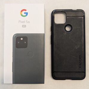 スマホ pixel5a 黒色 ケースカバーと空箱