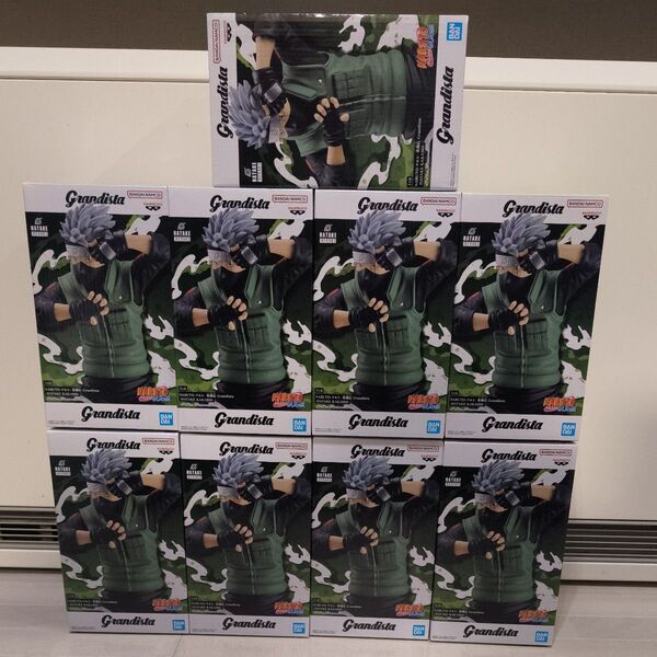 【新品未開封】NARUTO ナルト 疾風伝 Grandista はたけカカシ フィギュア 9箱セット