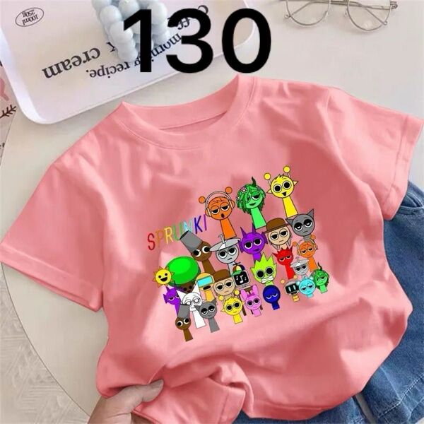 スプランキー 半袖Tシャツ 子供 キッズ 柔らかい半袖 130センチ